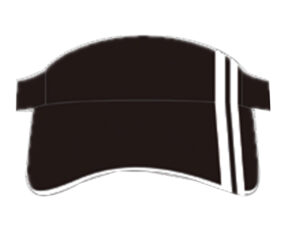 Sun Visor With Two Stripes
