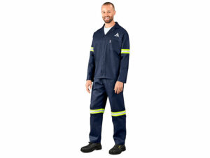 Technician 100 Percent Cotton Conti Suit - Reflective Arms and Legs - Yellow Tape