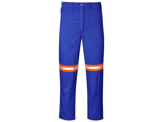 Trade Polycotton Pants - Reflective Legs - Orange Tape - Image 4