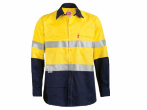 Vented Long Sleeve Reflective Work Shirt