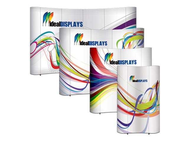 Wall Banner Exhibition Curve
