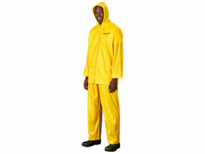 Weather Rubberised Polyester/Pvc Rainsuit