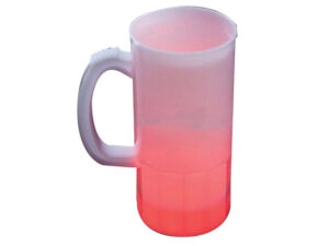 White Glass Beer Mug