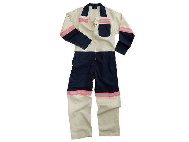 WomenS Two Tone J54 Reflective Boiler Suit