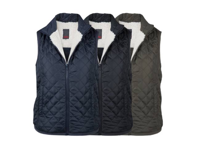 Womens Quilted Sherpa Bodywarmer - Image 2