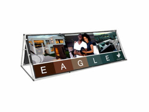 Fade Resistant A-Frame With Fabric Print 3 X 1M