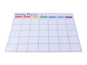 Magnetic Monthly Planner and Dry Erase Marker
