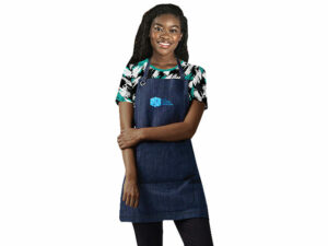 Olive Adjustable Denim Bib Apron