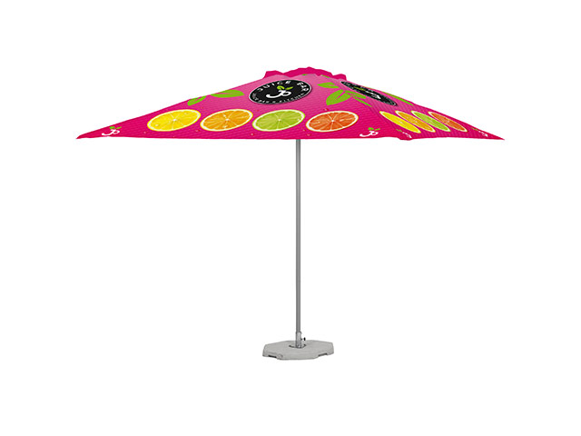 Sublimated Parasol Single Pole 3 X 3M
