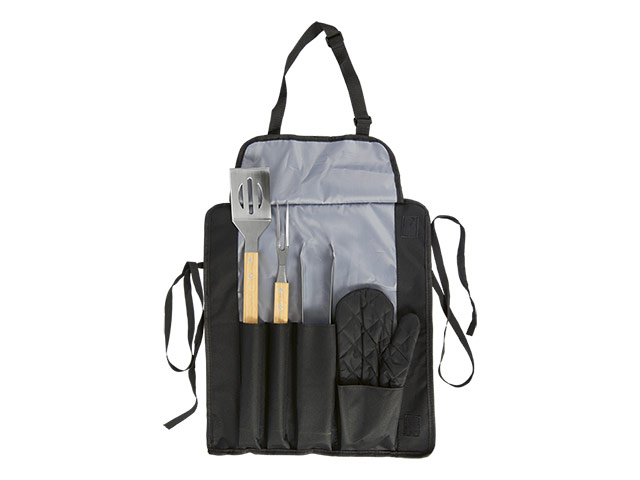 Apron With Bbq Set
