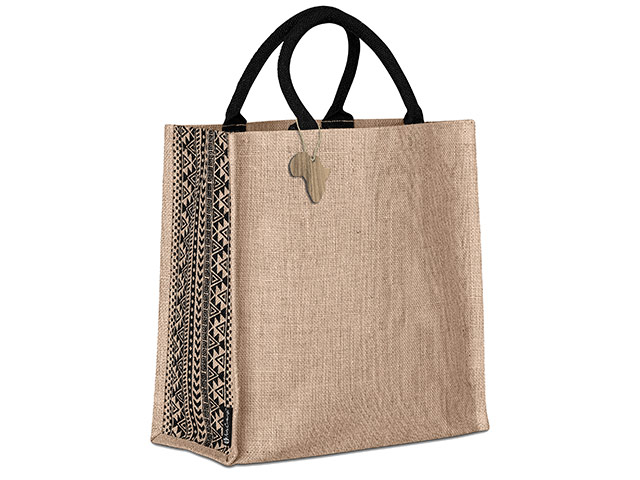 Andy Cartwright Symmetry Jute Tote - Image 2