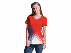 Ladies Crew Neck T-Shirt Custom Design