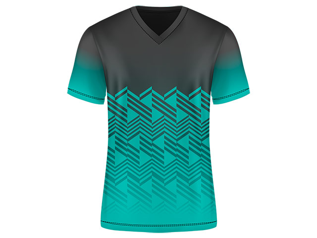 Mens V-Neck T-Shirt Custom Design - Image 2