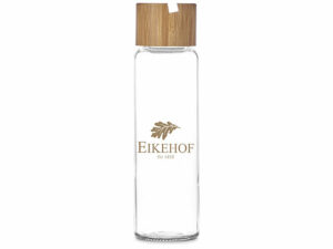 Okiyo Kenko Phone Stand Glass Water Bottle – 700Ml