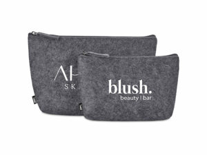 Okiyo Kesho Rpet Felt Mini Cosmetic Bag