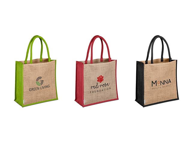 Okiyo Okinawa Large Jute Tote - Image 2