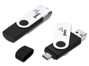 Shuffle Gyro Black Memory Stick - 8Gb