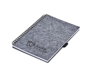 Okiyo Fuji Recycled Pet Felt A5 Spiral Notebook