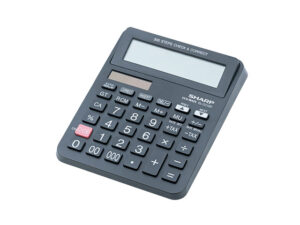 Sharp El-Cc12D Desk Calculator -300 Step Check And Correct