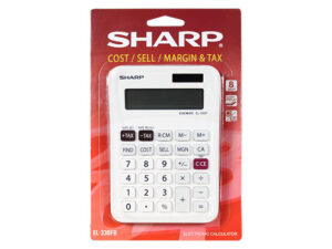 Sharp El330Ab Mini-Desk Calculator (8 Digit) -Cost
