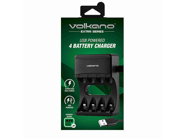 Volkano Extra Series 4 Battery Recharger Aa/Aaa