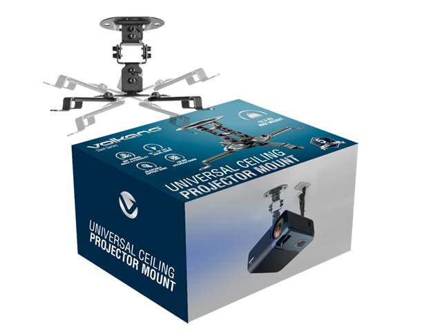 Volkano Steel Series Projector Ceiling Mount