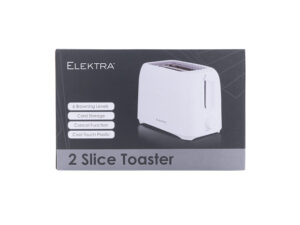 Elektra -Basic 700W 2 Slice Toaster