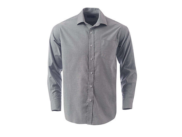 Mens Tate Oxford K373 Long Sleeve Lounge Shirt - Image 3