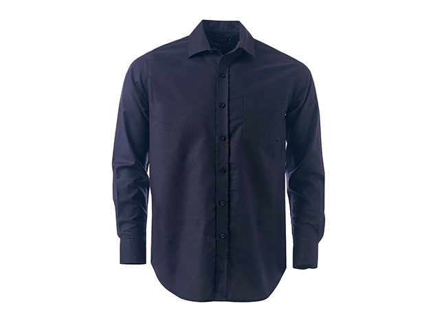 Mens Tate Oxford K373 Long Sleeve Lounge Shirt - Image 4