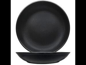 Nova Urban Texture Black Coupe Bowl 30Cm