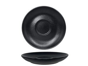 Nova Urban Texture Black Saucer 12Cm