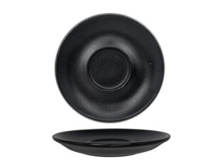 Nova Urban Texture Black Saucer 14Cm