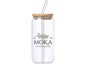 Okiyo Natsu Glass And Bamboo Tumbler And Straw-500Ml