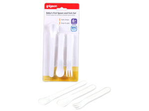 Pigeon -Baby'S Inch first Inch spoon And Fork Set 3 Piece