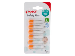 Pigeon -Safety Pin (L) 6 Pcs/Card