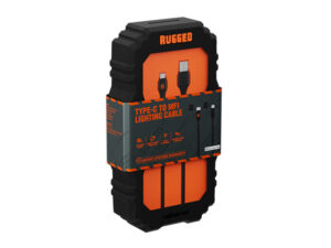 Rugged By Volkano Water-And Dust-Proof Type-C To Mfi Lighting Cable -1.2M