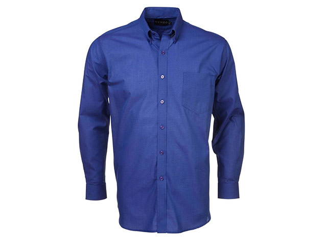 S05 Mens Long Sleeve Lounge Shirt - Image 2