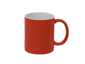 Standard 11Oz Orange Outside/White Inside Mug