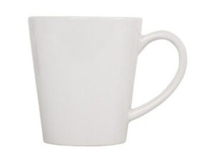 Standard Cone/Latte White Mug 340Ml (Conw)