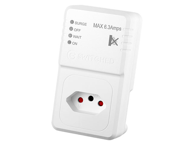 Switched 1 Way Tv Surge Adaptor With Sans 164-2