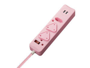 Switched 3 Way Surge Protected Multiplug With Dual 2.4A Usb Ports