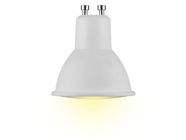 Switched 3W Gu10 Rechargeable Led Light Bulb -Warm White