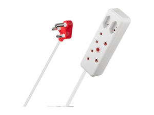 Switched 4-Way Medium Surge Extension Lead 10M