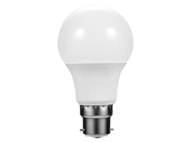 Switched 5W A60 Light Bulb B22-Cool White