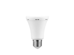 Switched 5W A60 Rechargeable E27 Led Light Bulb Cool White-3 Pack