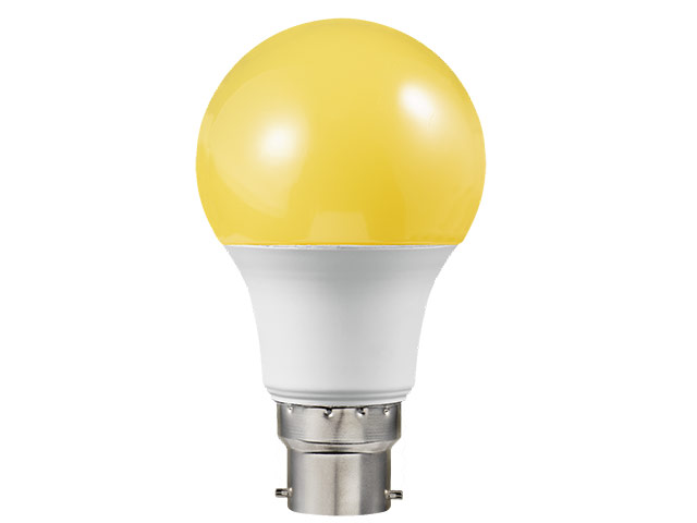 Switched 7W A60 Led Insect Lamp B22