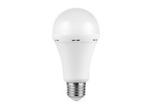 Switched 9W A60 Rechargeable Led Light Bulb  E27 Warm White