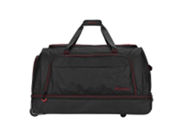 Travelwize Asteroid Trolley Duffle Black Red