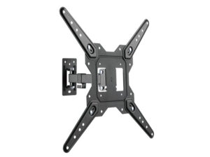 Volkano Steel Series Universal Single Arm Full Motion Tv Wall Mount For 14 Inch -55 Inch Tvstilt And Swivel