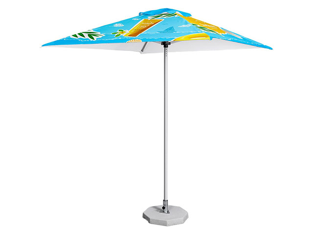 Fade Resistant Parasol Single Round Pole 2M X 2M